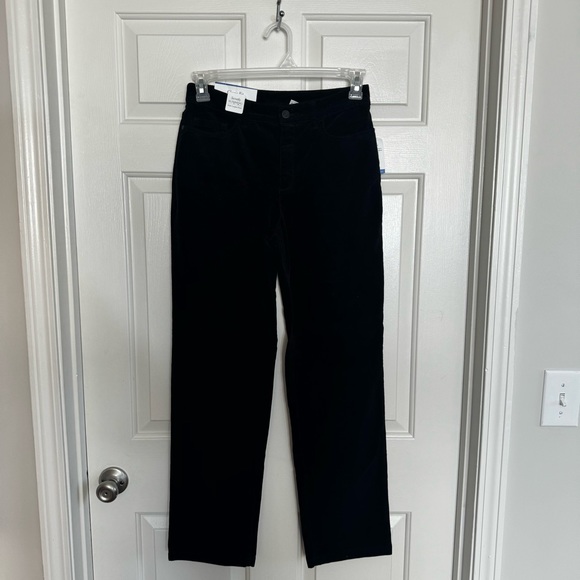 Croft & Barrow Classic Fit Straight Leg Size 4 Velvet Pants NWT - Picture 1 of 7